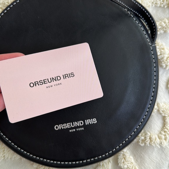 Orseund Iris Leather Circle Crossbody Bag - Picture 9 of 9